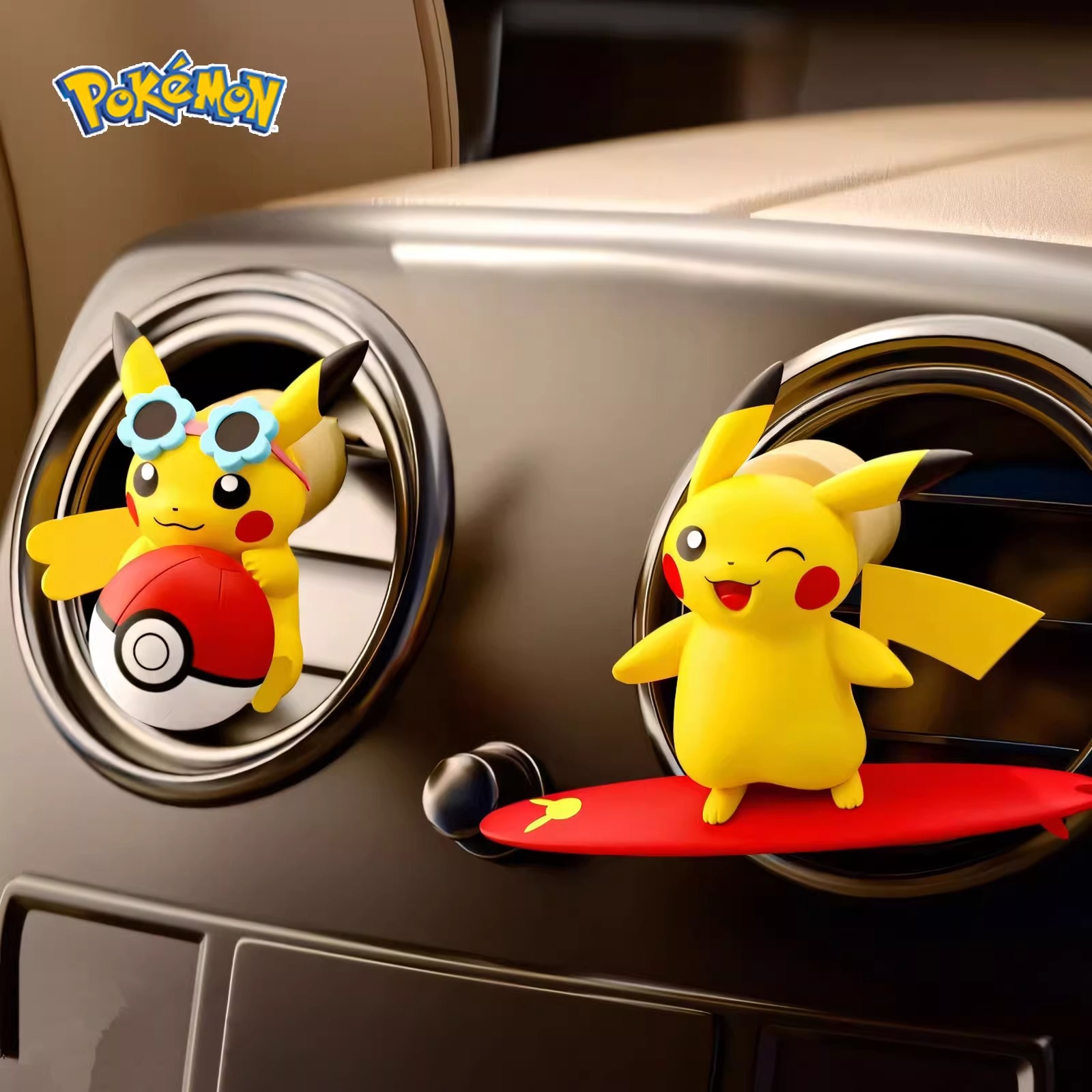 Car Fragrance Diffuser - أنيمي بوكيمون بيكاتشو عمل الشكل سيارة