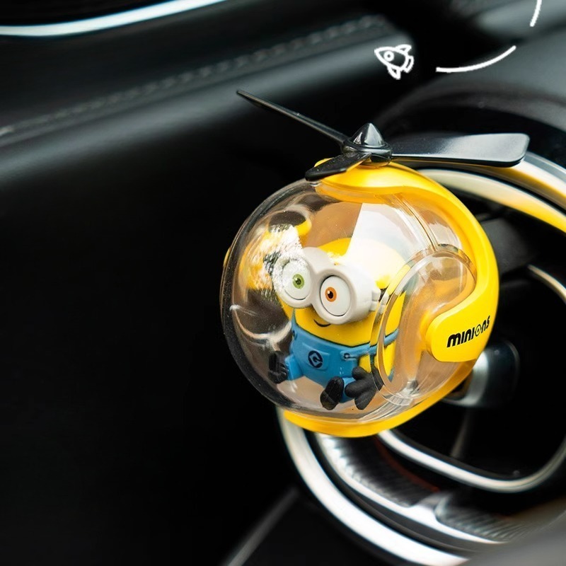 Car Fragrance Diffuser - معطر هواء للسيارة على شكل المينيونز،