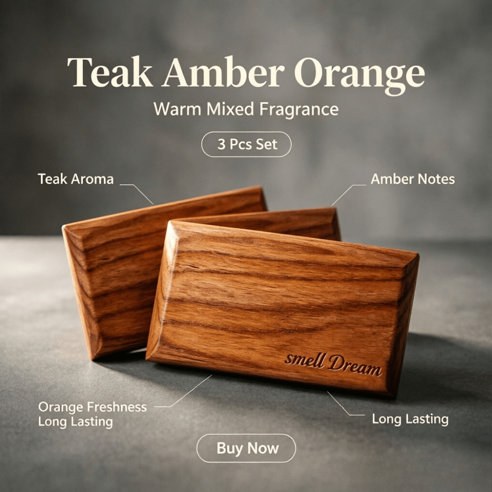 Car Fragrance Diffuser - معطر هواء للسيارة برائحة خشب الساج