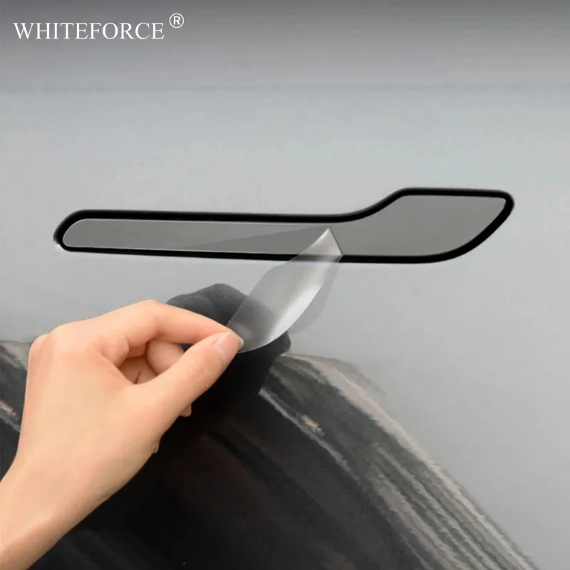 4 قطع من ملصقات حماية مقابض أب - مراجعة Car Door Handle Protector وسعره