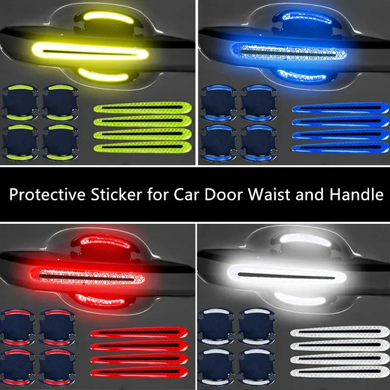 8 قطع واقيات لمقابض أبواب السي - مراجعة Car Door Handle Protector وسعره