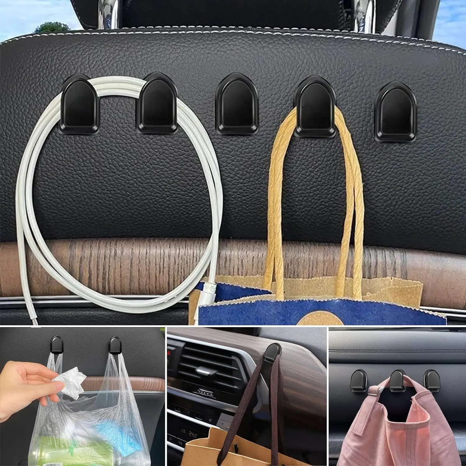 خطافات صغيرة للسيارة لتخزين ال - مراجعة Car Accessories Parts وسعره